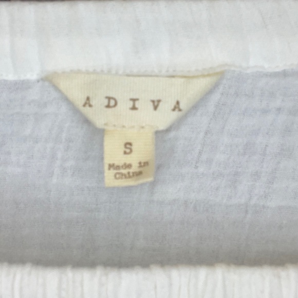 ANTHROPOLOGIE Adiva Off-Shoulder Peasant Top‎ - Picture 7 of 7